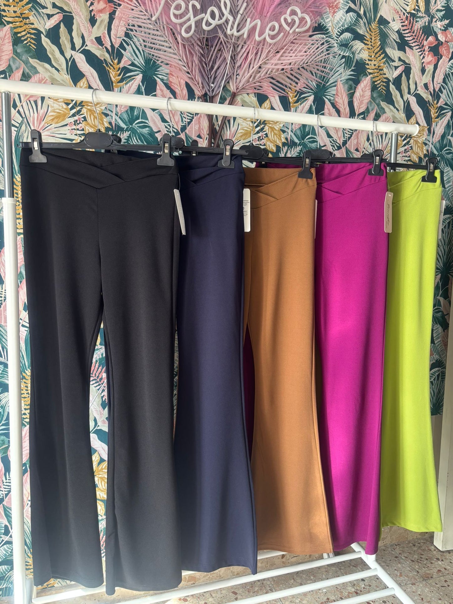 Pantalone fascia incrociata