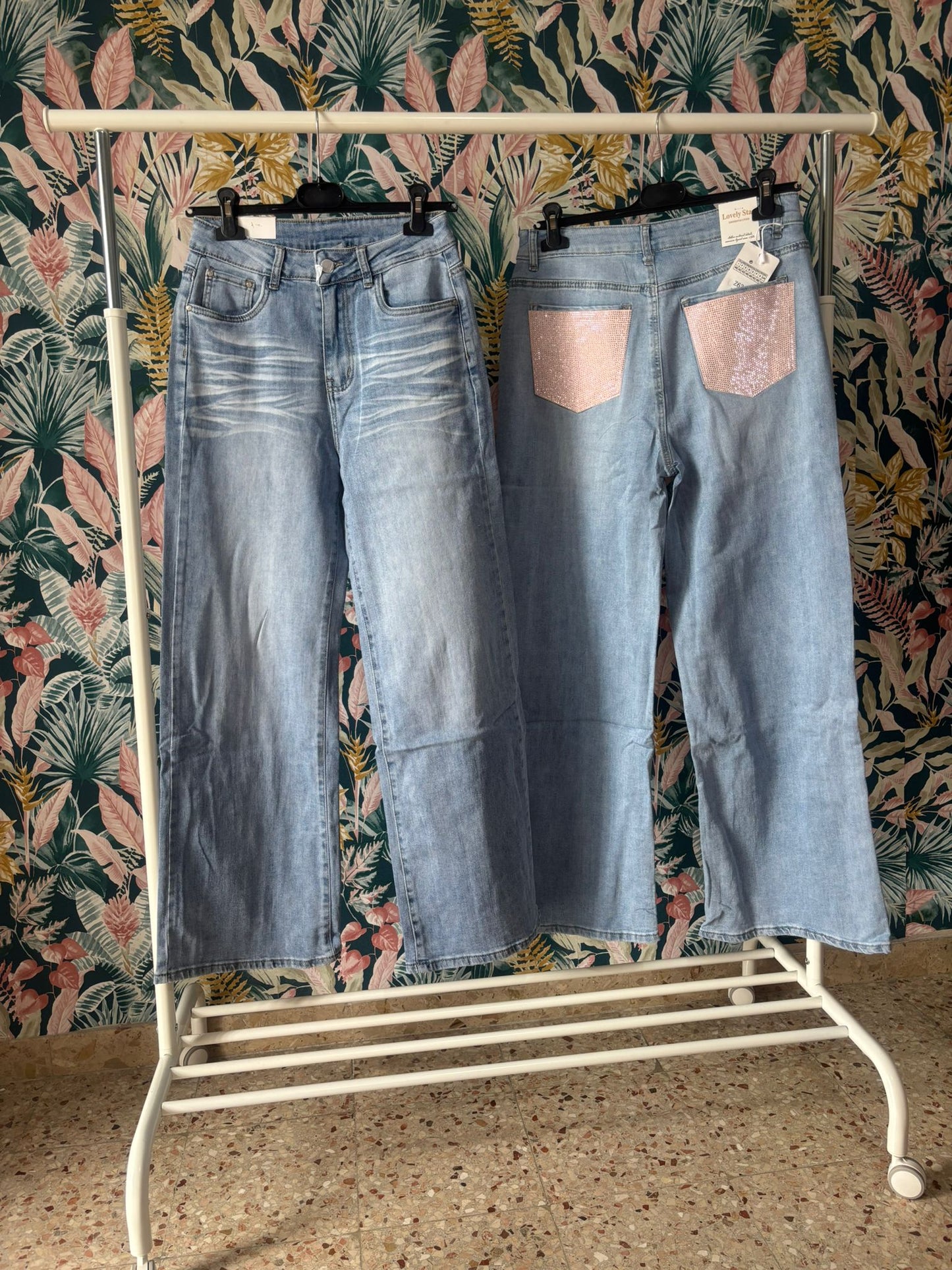 Jeans Tasca Rosa
