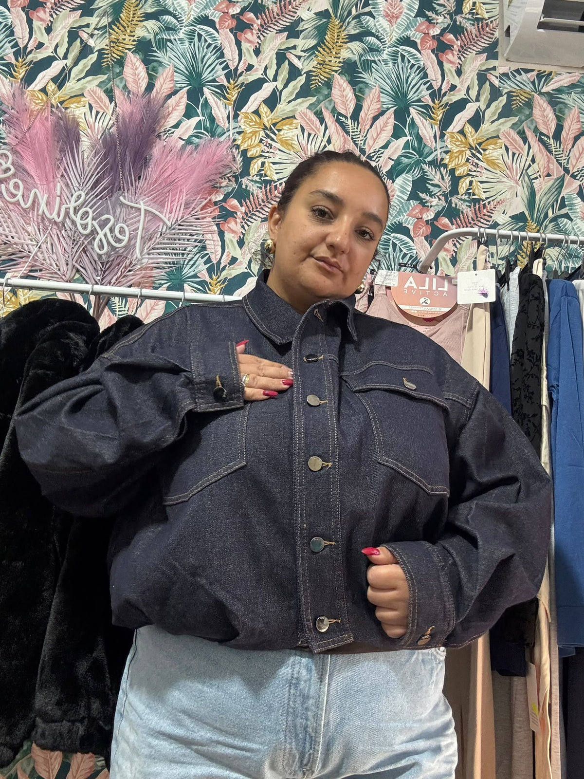 Giacca Denim Oversize